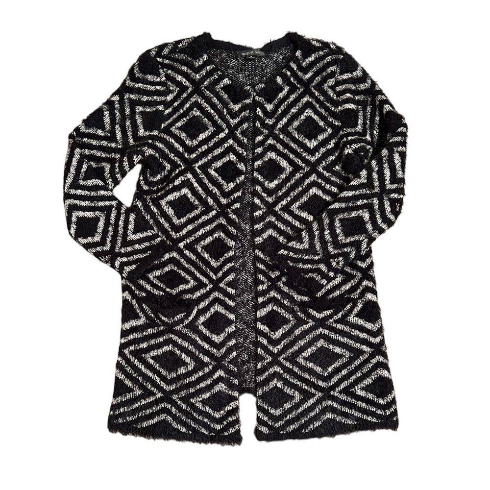Geometric Eyelash Cardigan